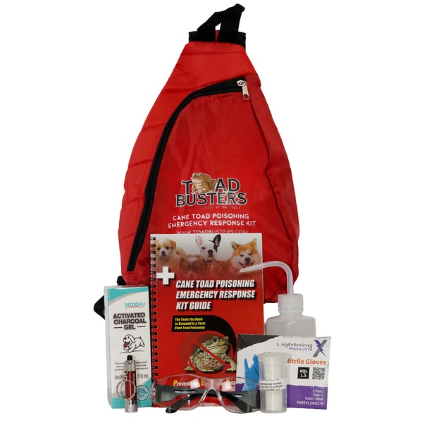 Emergency toad removal kit for immediate response