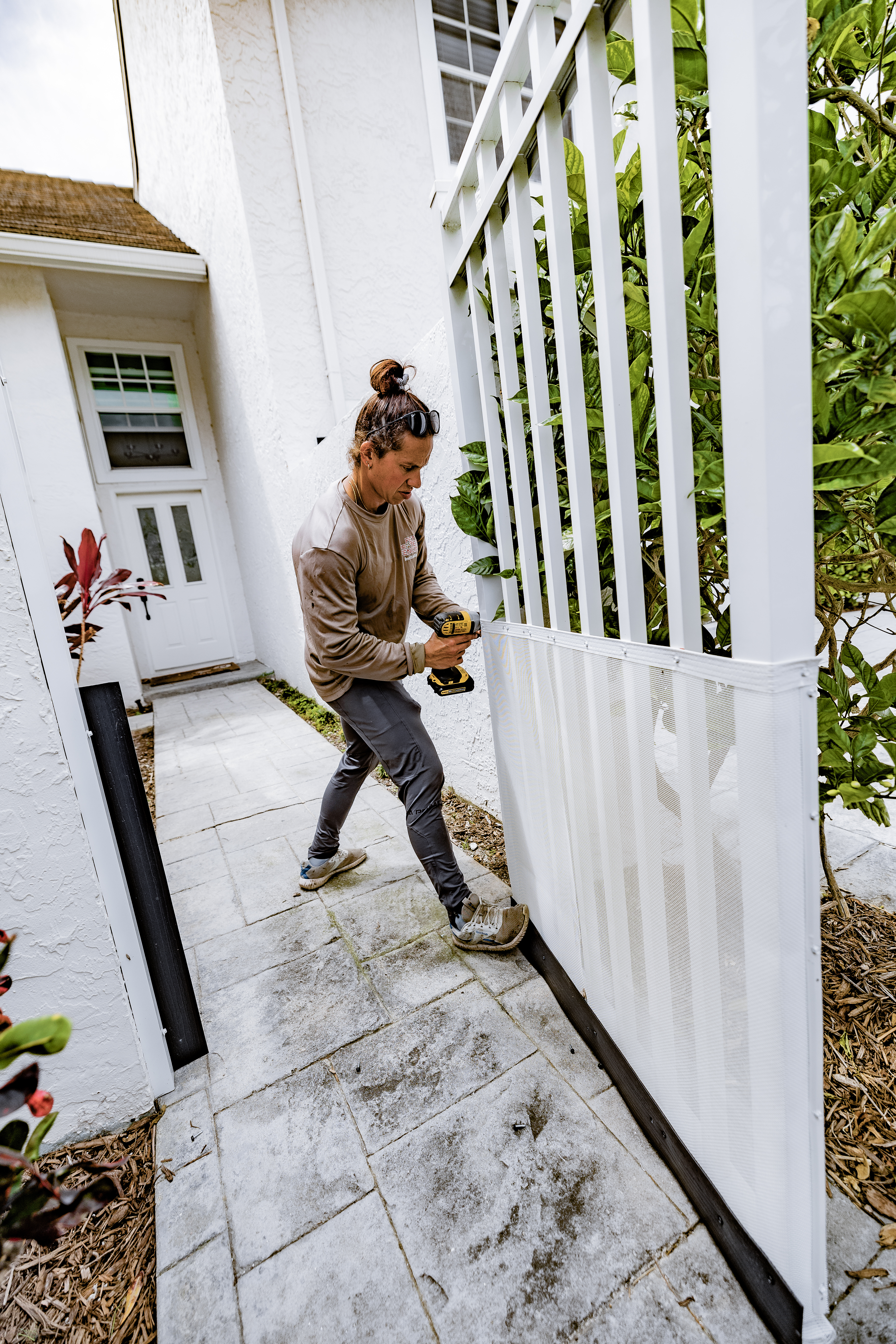 Professional pet protect fencing installation